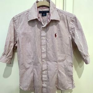 Ralph Lauren Striped fitted button down